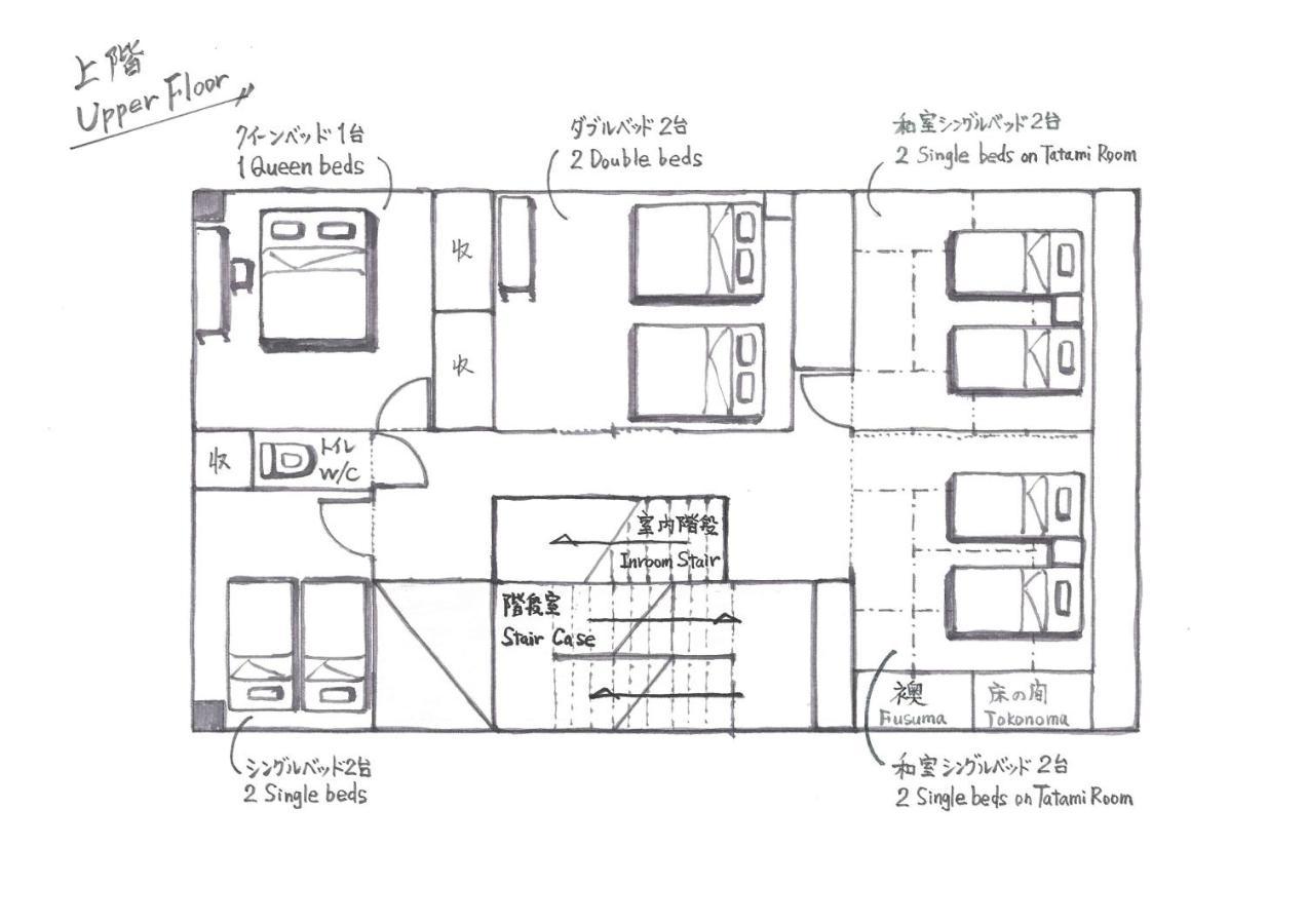 Konjaku-So Dotonbori Penthouse Stay Осака Экстерьер фото